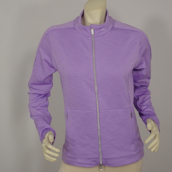 KJUS MIRRABELL PURPLE MIDLAYER JACKET 40
